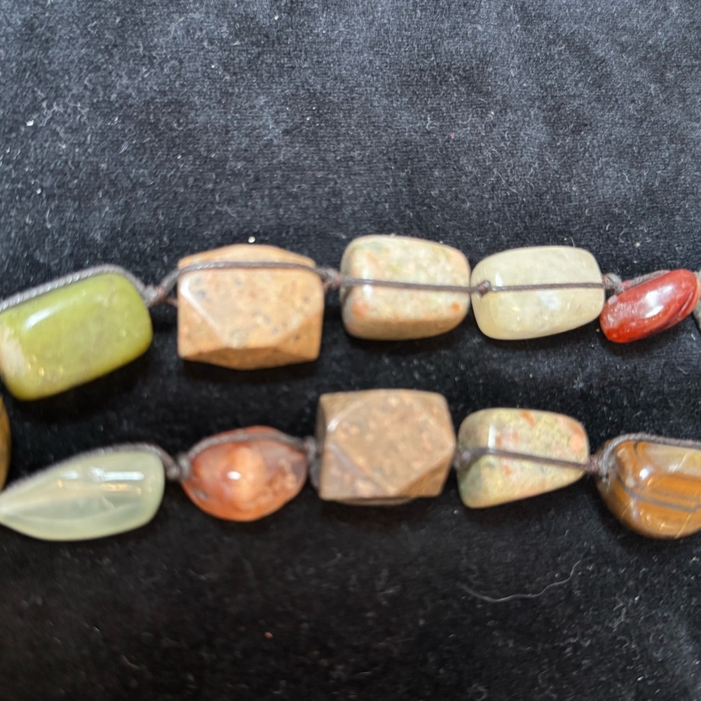 Multicolor Stone Beaded Necklace